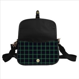 ScotsTee Shop Scottish Baillie of Polkemmet Modern Tartan Women's Chain Crossbody Bag Square Bag