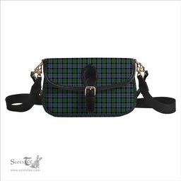 ScotsTee Shop Scottish Black Watch Coarse Kilt Ancient Tartan Women's Chain Crossbody Bag Square Bag
