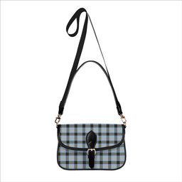 ScotsTee Shop Scottish Baxter of Balgavies Ancient Tartan Women's Chain Crossbody Bag Square Bag