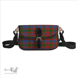 ScotsTee Shop Scottish Black Watch Pipe Band Ancient Tartan Women's Chain Crossbody Bag Square Bag