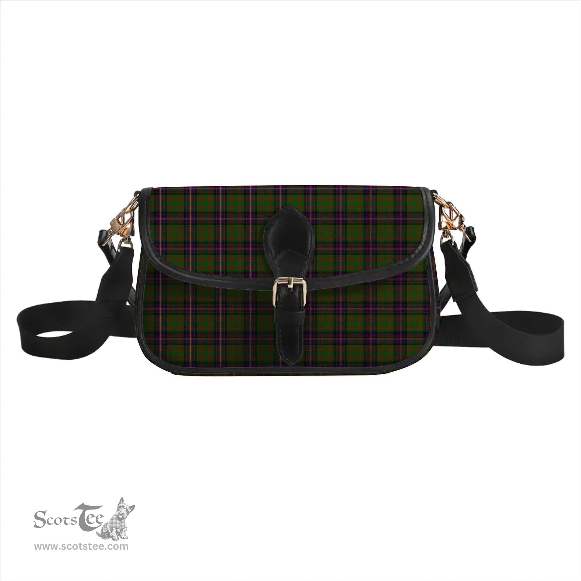 ScotsTee Shop Scottish Cochrane Tartan Women's Chain Crossbody Bag Square Bag