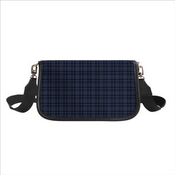 ScotsTee Shop Scottish Clark (Clergy) Modern Clan Tartan Women's Chain Crossbody Bag Square Bag