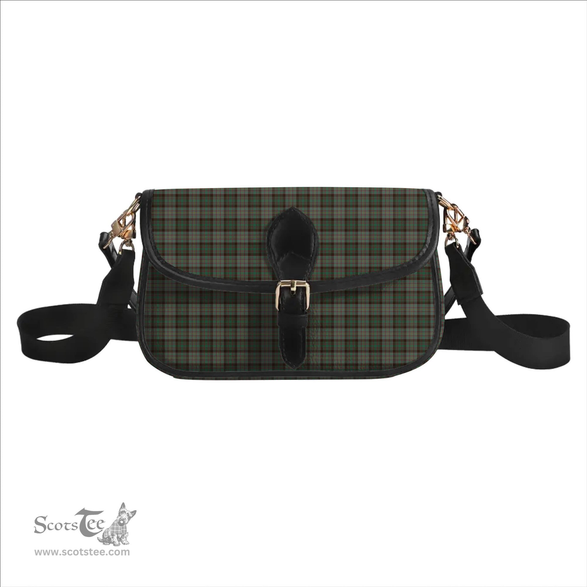 ScotsTee Shop Scottish Cochrane Hunting (1) Tartan Women's Chain Crossbody Bag Square Bag