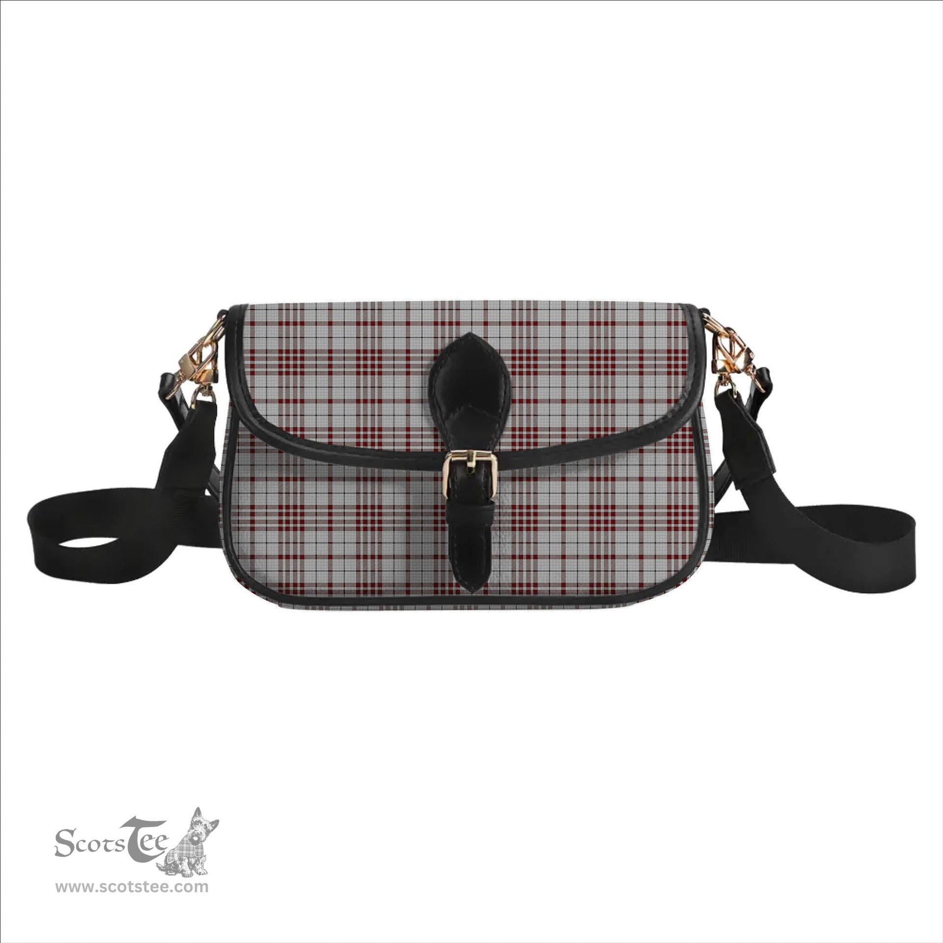 ScotsTee Shop Scottish Clayton Tartan Women's Chain Crossbody Bag Square Bag