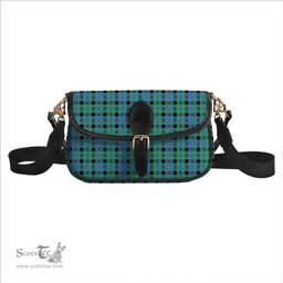 ScotsTee Shop Scottish Calder Ancient Tartan Women's Chain Crossbody Bag Square Bag