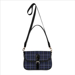 ScotsTee Shop Scottish Clark Tartan Women's Chain Crossbody Bag Square Bag