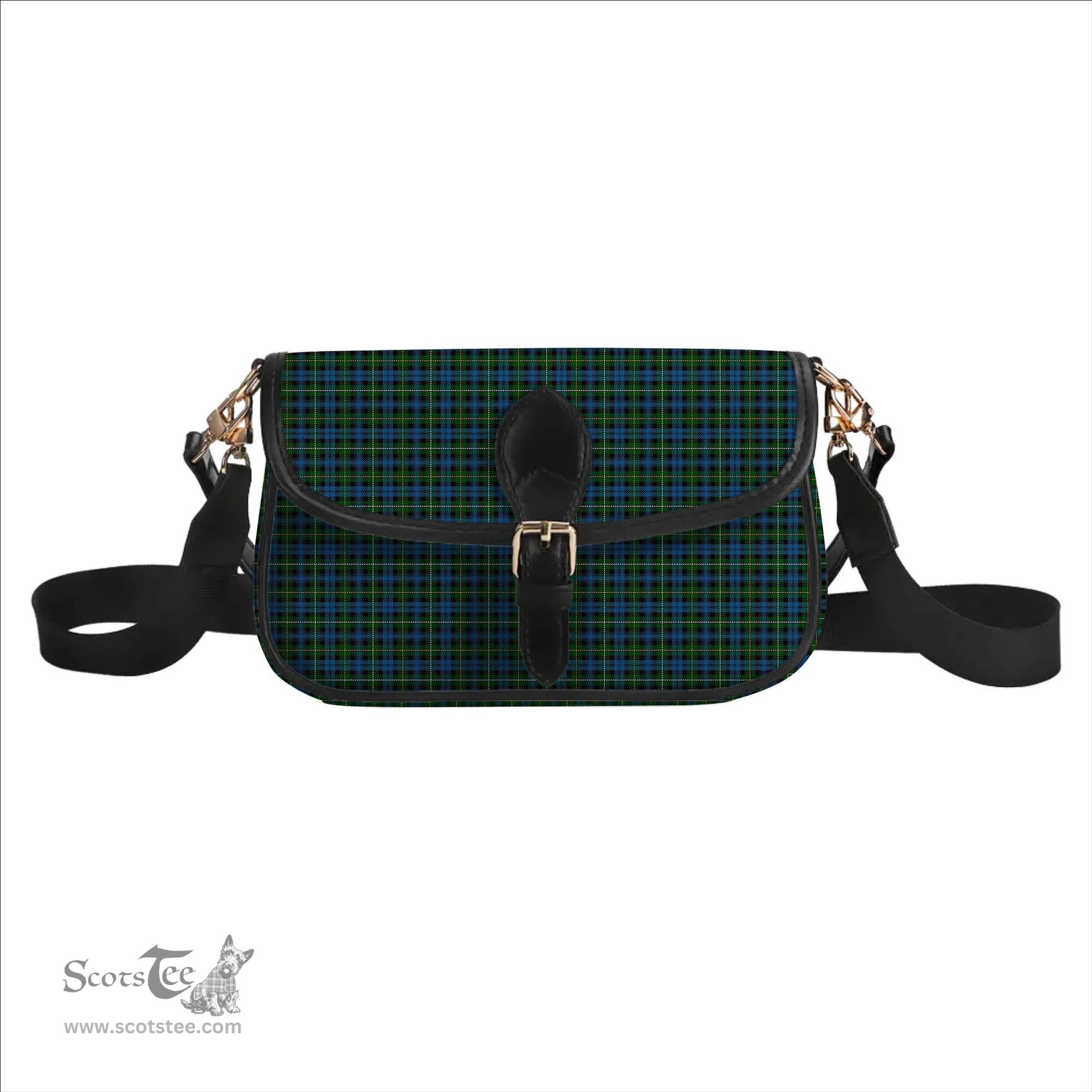 ScotsTee Shop Scottish Campbell of Argyll 02 Tartan Women's Chain Crossbody Bag Square Bag