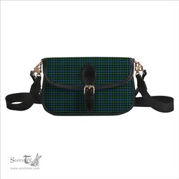 ScotsTee Shop Scottish Campbell of Argyll 02 Tartan Women's Chain Crossbody Bag Square Bag