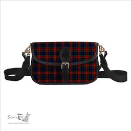 ScotsTee Shop Scottish Clarke Red Tartan Women's Chain Crossbody Bag Square Bag