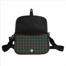 ScotsTee Shop Scottish Currie of Arran Modern Clan Tartan Women's Chain Crossbody Bag Square Bag