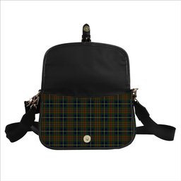 ScotsTee Shop Scottish Cameron of Lochiel Hunting Modern Tartan Women's Chain Crossbody Bag Square Bag