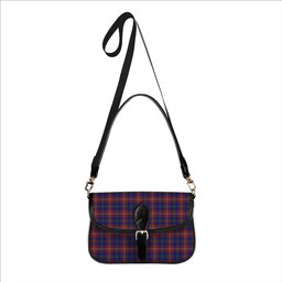 ScotsTee Shop Scottish Chisholm Hunting Modern Tartan Women's Chain Crossbody Bag Square Bag