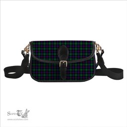 ScotsTee Shop Scottish Campbel of Cawdor Modern Tartan Women's Chain Crossbody Bag Square Bag
