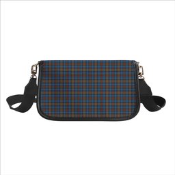 ScotsTee Shop Scottish Cockburn Brown Ancient Tartan Women's Chain Crossbody Bag Square Bag