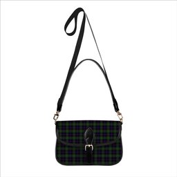 ScotsTee Shop Scottish Clark of Ulva Tartan Women's Chain Crossbody Bag Square Bag
