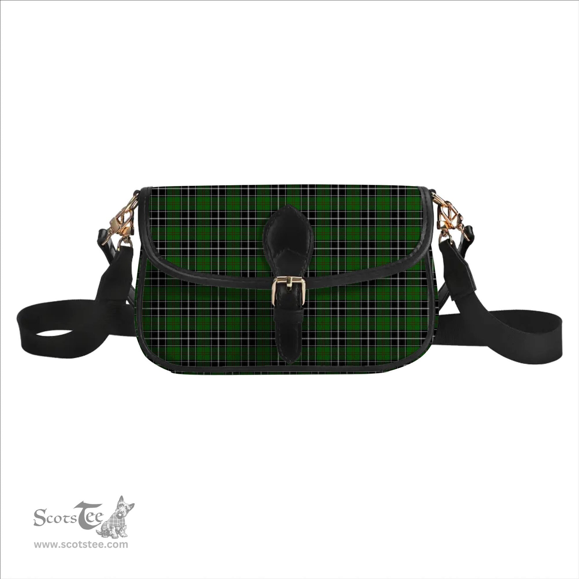 ScotsTee Shop Scottish Cleghorn Tartan Women's Chain Crossbody Bag Square Bag