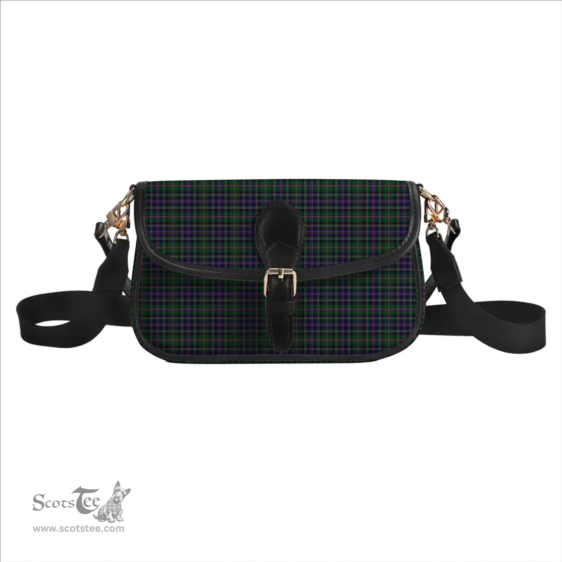 ScotsTee Shop Scottish Couper James Cant Tartan Women's Chain Crossbody Bag Square Bag