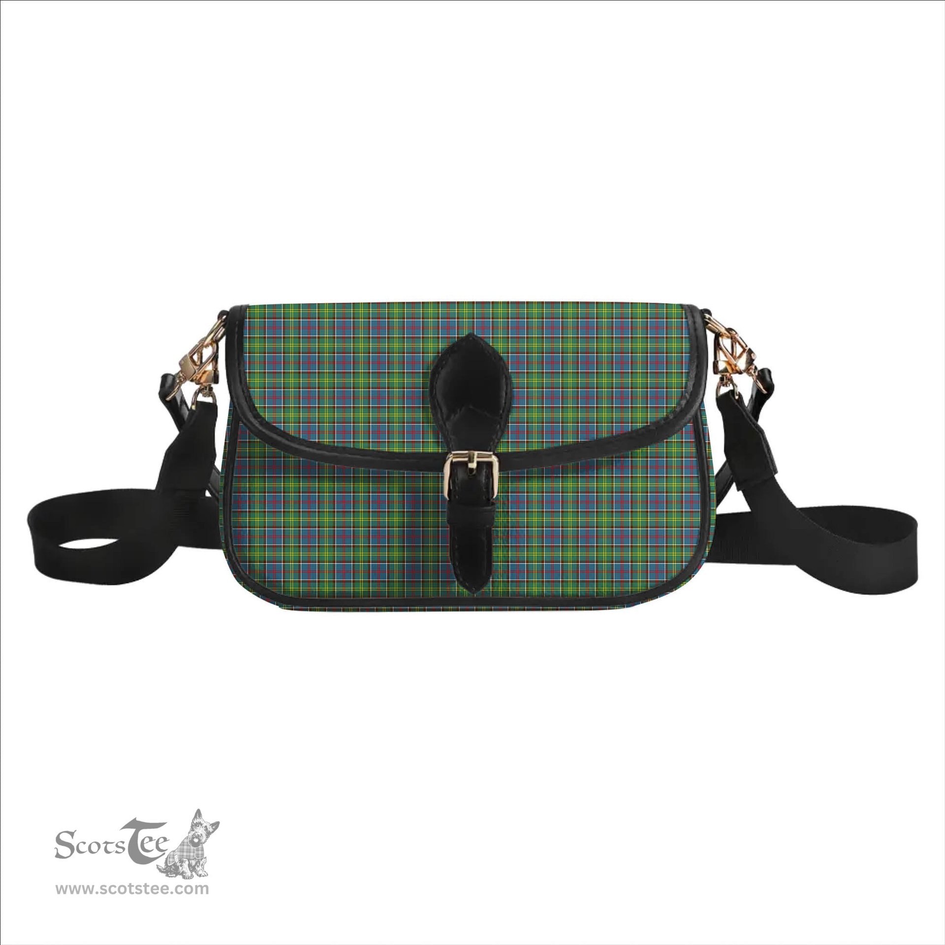 ScotsTee Shop Scottish Colville Tartan Women's Chain Crossbody Bag Square Bag
