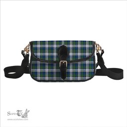 ScotsTee Shop Scottish Colquhoun Dress Ancient Tartan Women's Chain Crossbody Bag Square Bag