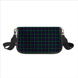 ScotsTee Shop Scottish Calder Modern Tartan Women's Chain Crossbody Bag Square Bag