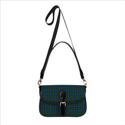 ScotsTee Shop Scottish Colquhoun 2 Tartan Women's Chain Crossbody Bag Square Bag