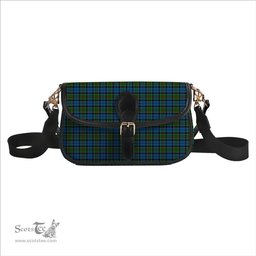 ScotsTee Shop Scottish Colquhoun 2 Tartan Women's Chain Crossbody Bag Square Bag