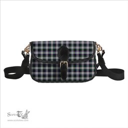 ScotsTee Shop Scottish Campbell of Cawdor Dress Tartan Women's Chain Crossbody Bag Square Bag