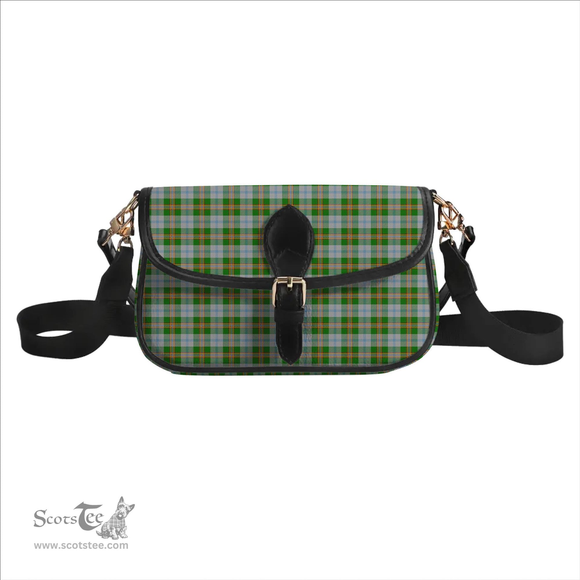 ScotsTee Shop Scottish Couper Dress Dalgleish 2 Tartan Women's Chain Crossbody Bag Square Bag