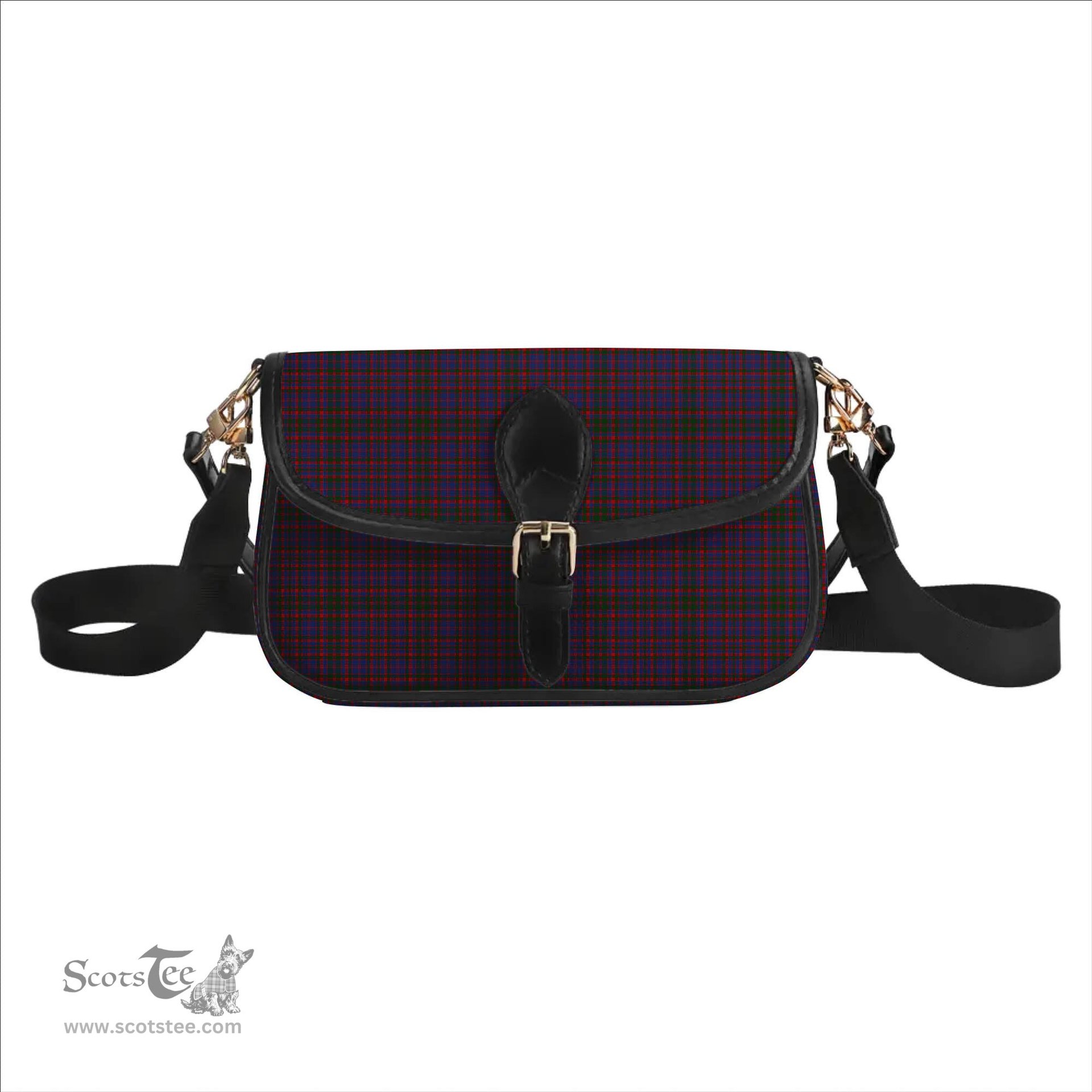 ScotsTee Shop Scottish Cumming Tartan Women's Chain Crossbody Bag Square Bag