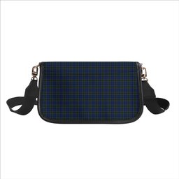 ScotsTee Shop Scottish Cockburn Blue Tartan Women's Chain Crossbody Bag Square Bag
