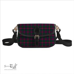 ScotsTee Shop Scottish Cairns of Finavon Tartan Women's Chain Crossbody Bag Square Bag
