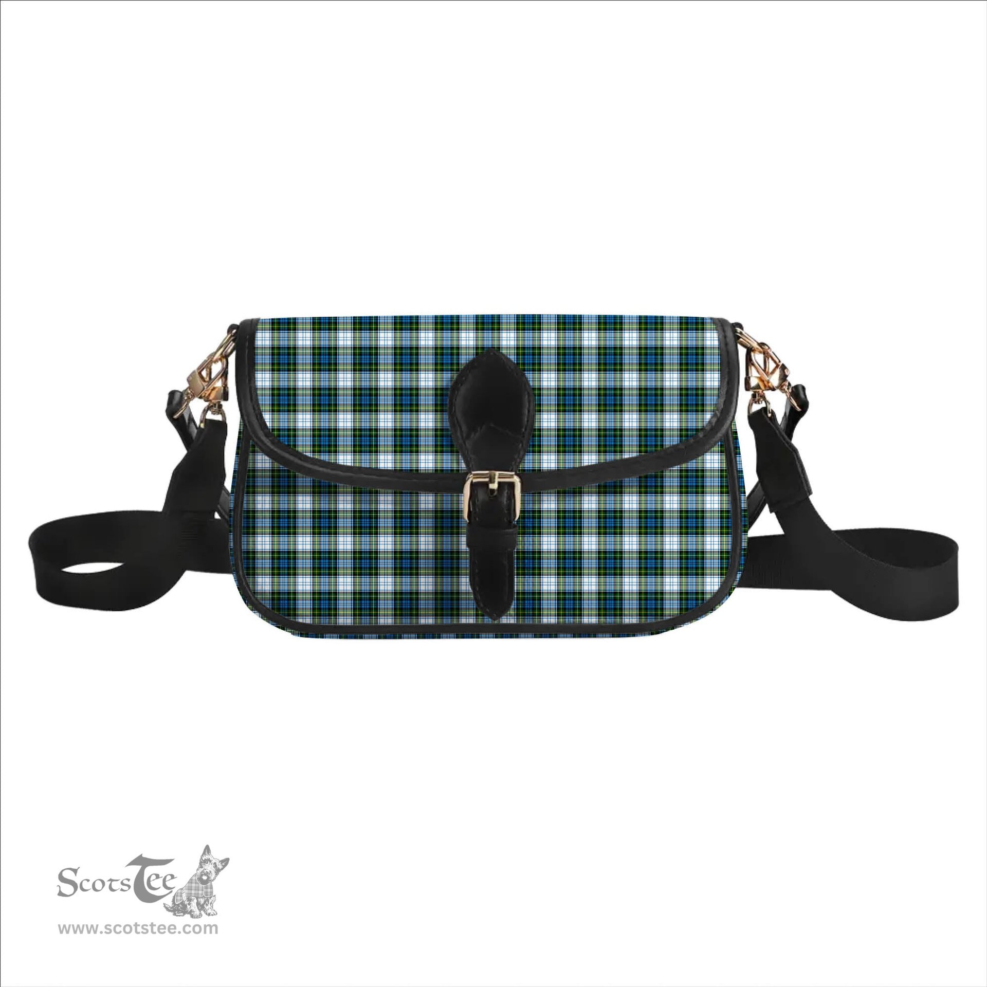 ScotsTee Shop Scottish Campbell Dress Tartan Women's Chain Crossbody Bag Square Bag