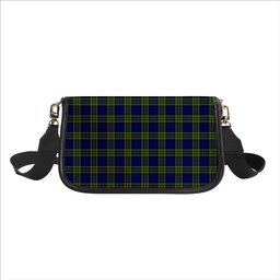 ScotsTee Shop Scottish Colquhoun Modern Tartan Women's Chain Crossbody Bag Square Bag
