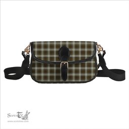ScotsTee Shop Scottish Burns Battalion Tartan Women's Chain Crossbody Bag Square Bag