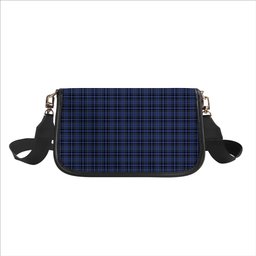 ScotsTee Shop Scottish Clergy Clark Light Blue lines 1 Tartan Women's Chain Crossbody Bag Square Bag