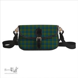 ScotsTee Shop Scottish Colquhoun Ancient Clan Tartan Women's Chain Crossbody Bag Square Bag