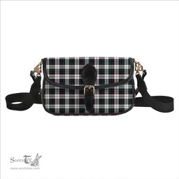 ScotsTee Shop Scottish Campbell of Cawdor Dress Modern Tartan Women's Chain Crossbody Bag Square Bag