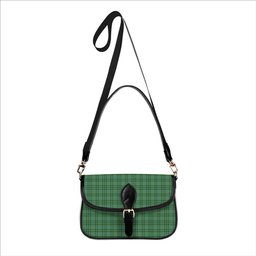 ScotsTee Shop Scottish Currie Modern Tartan Women's Chain Crossbody Bag Square Bag