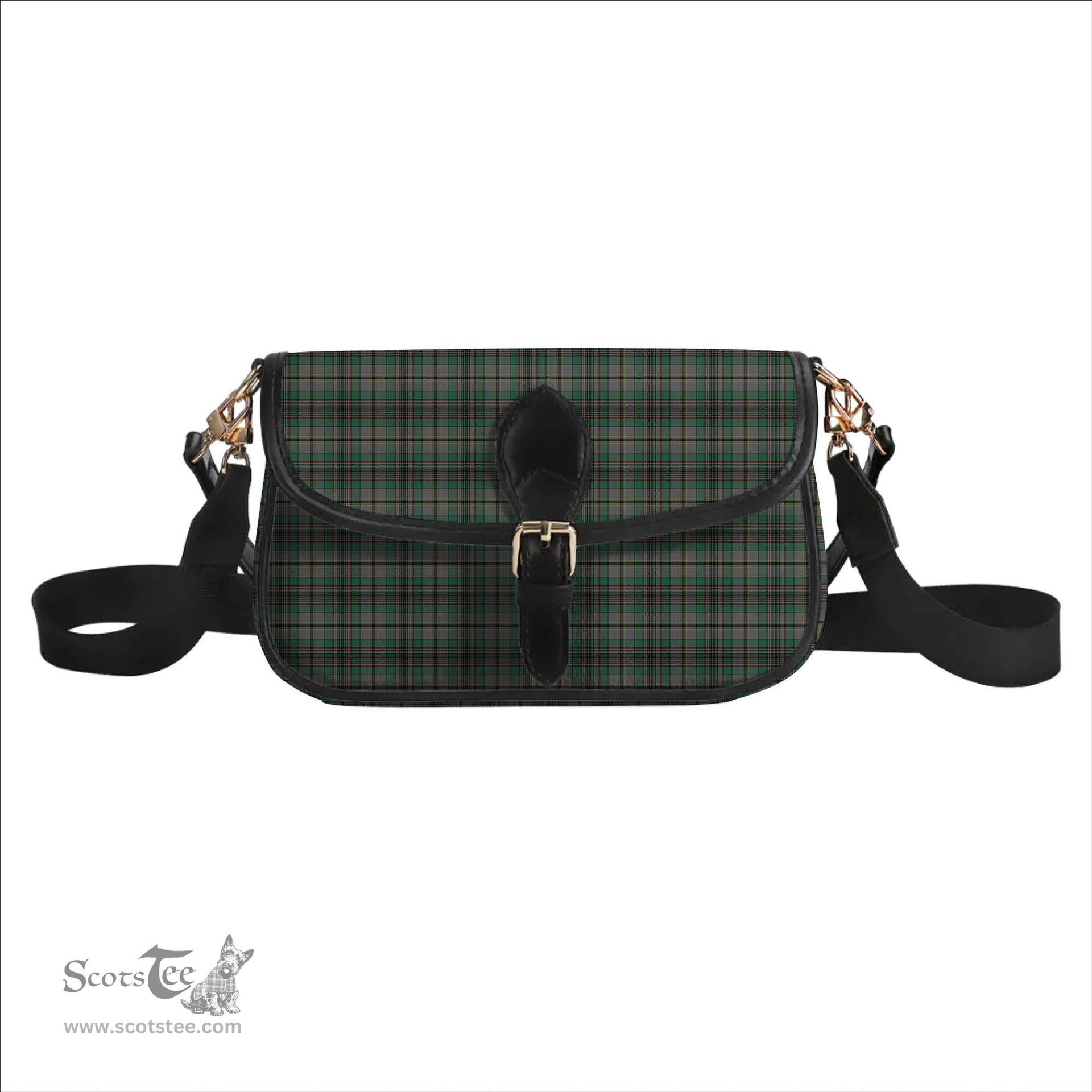 ScotsTee Shop Scottish Craig Tartan Women's Chain Crossbody Bag Square Bag