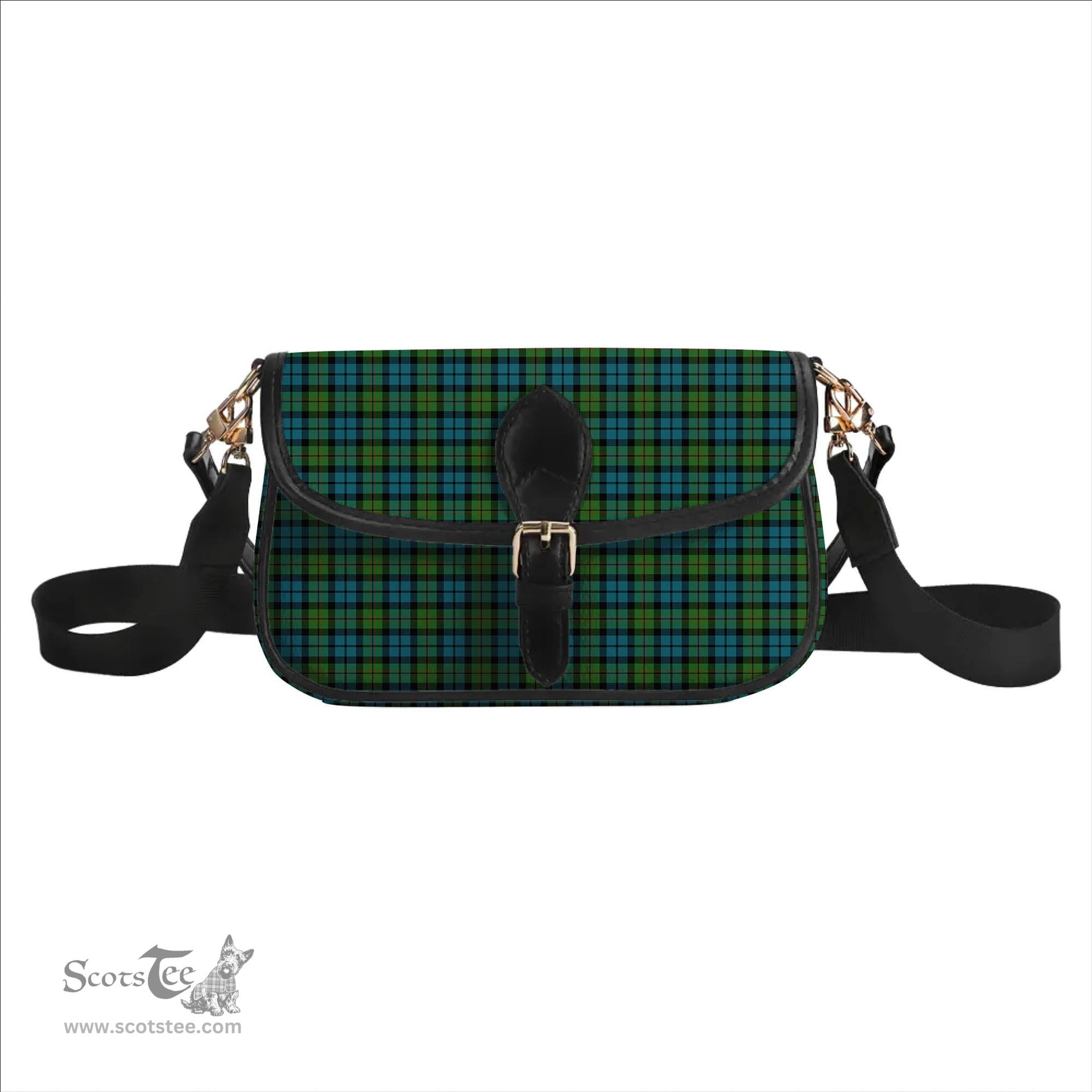 ScotsTee Shop Scottish Dundas Ancient Tartan Women's Chain Crossbody Bag Square Bag