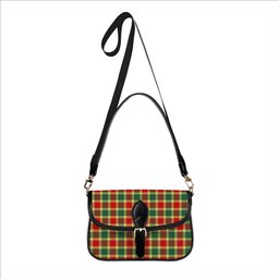 ScotsTee Shop Scottish Gibbs Modern Tartan Women's Chain Crossbody Bag Square Bag