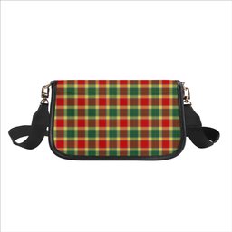 ScotsTee Shop Scottish Gibbs Modern Tartan Women's Chain Crossbody Bag Square Bag
