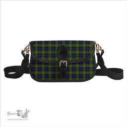 ScotsTee Shop Scottish Ferguson Modern Tartan Women's Chain Crossbody Bag Square Bag