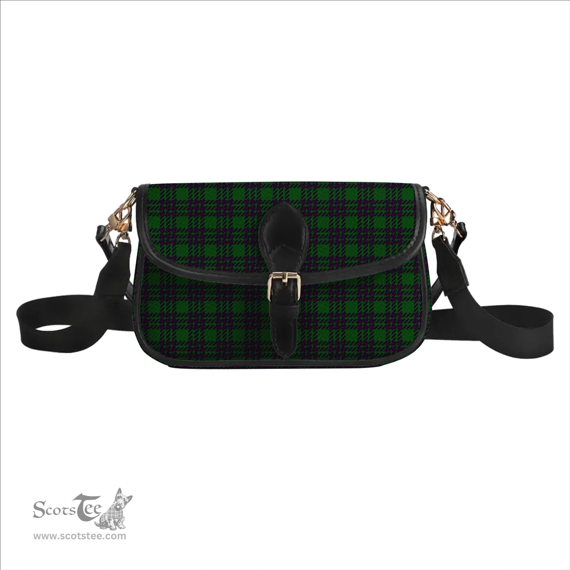 ScotsTee Shop Scottish Elphinstone Hunting Tartan Women's Chain Crossbody Bag Square Bag