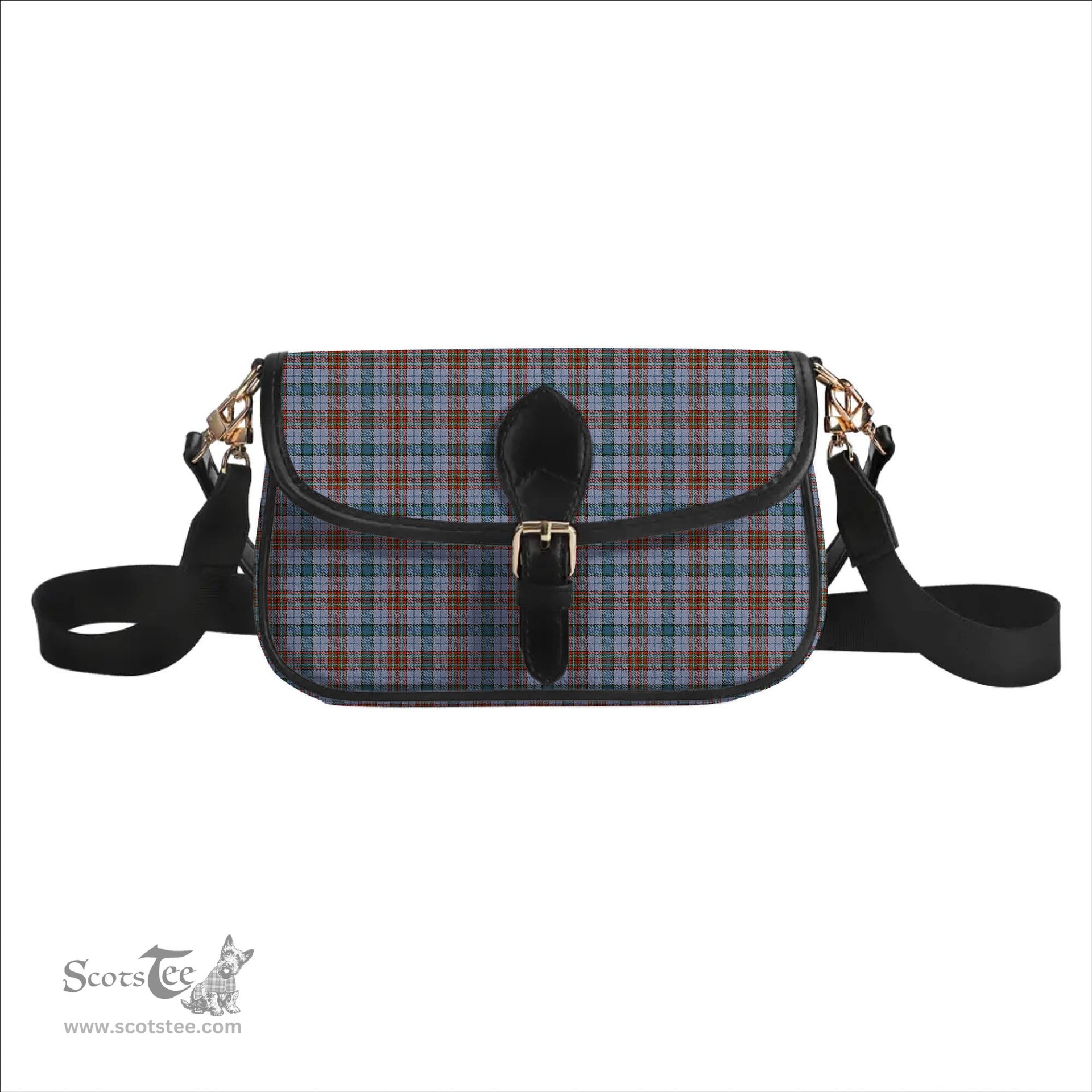ScotsTee Shop Scottish Gayre Hunting Ancient Tartan Women's Chain Crossbody Bag Square Bag