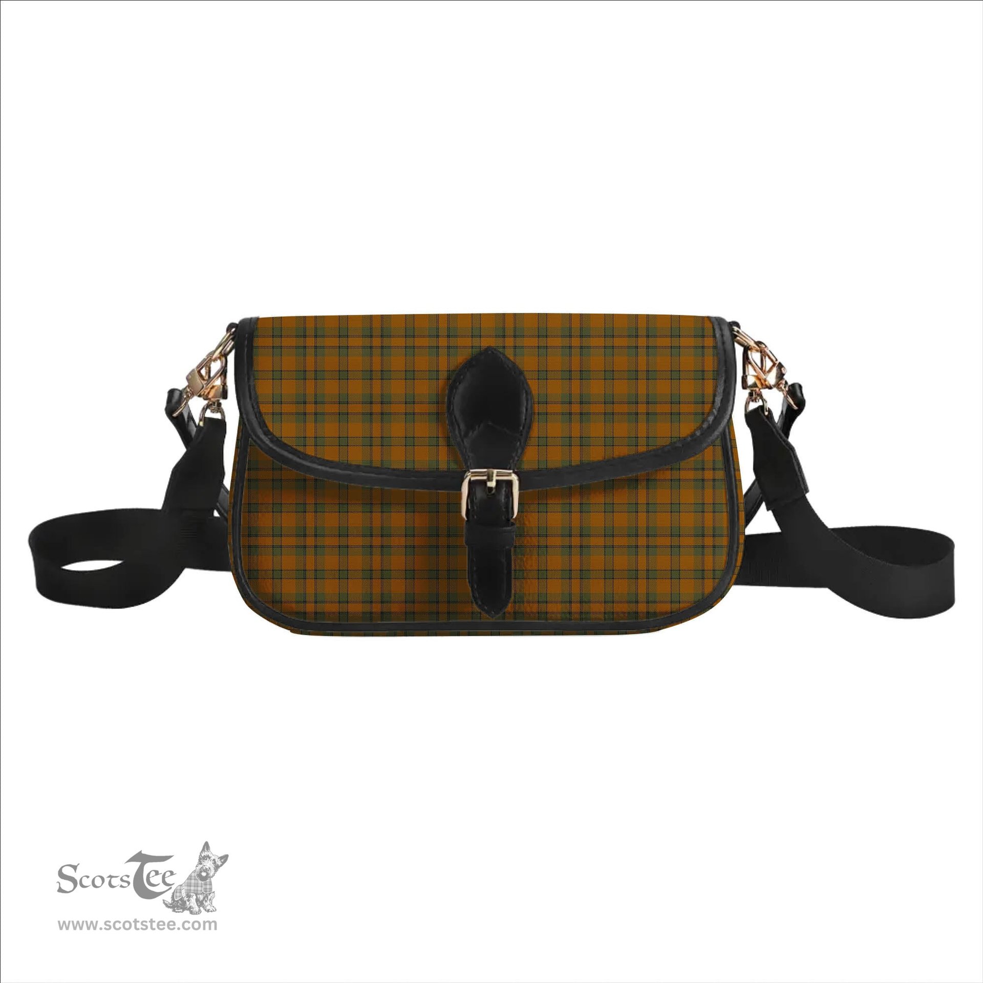 ScotsTee Shop Scottish Donachie of Brockloch Ancient Hunting Tartan Women's Chain Crossbody Bag Square Bag