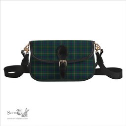 ScotsTee Shop Scottish Fraser Gathering Hunting Modern Tartan Women's Chain Crossbody Bag Square Bag