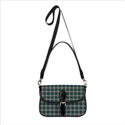 ScotsTee Shop Scottish Fraser Arisaid Tartan Women's Chain Crossbody Bag Square Bag