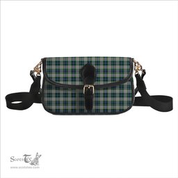 ScotsTee Shop Scottish Fraser Arisaid Tartan Women's Chain Crossbody Bag Square Bag