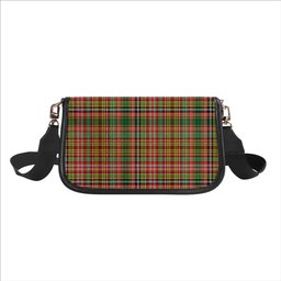 ScotsTee Shop Scottish Drummond of Strathallan  Ancient Tartan Women's Chain Crossbody Bag Square Bag